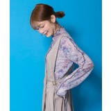 マーブル風花蝶刺繍チュールレースインナー | ScoLar | 詳細画像4
