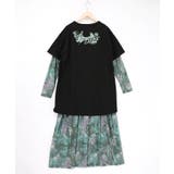 配色チュニック×マーブル柄ワンピセット | ScoLar | 詳細画像15