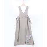 花蝶刺繍トレンチ風ジャンパースカート | ScoLar | 詳細画像11