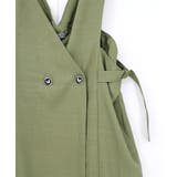 花蝶刺繍トレンチ風ジャンパースカート | ScoLar | 詳細画像20