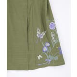 花蝶刺繍トレンチ風ジャンパースカート | ScoLar | 詳細画像22