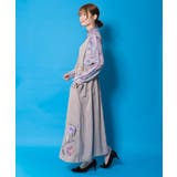 花蝶刺繍トレンチ風ジャンパースカート | ScoLar | 詳細画像2