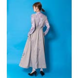 花蝶刺繍トレンチ風ジャンパースカート | ScoLar | 詳細画像3