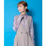 花蝶刺繍トレンチ風ジャンパースカート | ScoLar | 詳細画像5