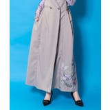 花蝶刺繍トレンチ風ジャンパースカート | ScoLar | 詳細画像6