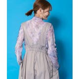 花蝶刺繍トレンチ風ジャンパースカート | ScoLar | 詳細画像8