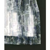 魔女の秘密柄チュール重ね異素材切替シャツワンピース | ScoLar | 詳細画像19