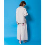 花蝶刺繍デニムロングスカート | ScoLar | 詳細画像6 