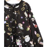 パリの朝食柄シャツワンピース | ScoLar | 詳細画像17