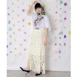 巻きスカート付き サークルレーススカート | ScoLar | 詳細画像8