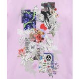 花コラージュ柄シルケット天竺チュニック | ScoLar | 詳細画像11 