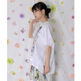 花コラージュ柄シルケット天竺チュニック | ScoLar | 詳細画像4 