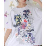 花コラージュ柄シルケット天竺チュニック | ScoLar | 詳細画像6 