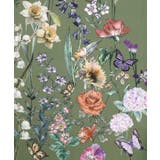 花柄シフォン×花柄生地 3D風パンツ | ScoLar | 詳細画像10 
