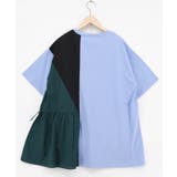 楽器×お花のブローチ柄 アシメ配色切替チュニック | ScoLar | 詳細画像12 