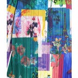 楽器×花コラージュ柄 ボドレー素材ワイドパンツ | ScoLar | 詳細画像10