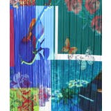 楽器×花コラージュ柄 ボドレー素材タンクトップ | ScoLar | 詳細画像6