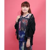 楽器×花コラージュ柄 ボドレー素材タンクトップ | ScoLar | 詳細画像3