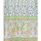 アンティークタイル×花柄 素材切替プルオーバー | ScoLar | 詳細画像8