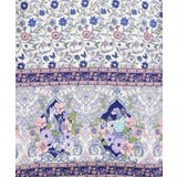 アンティークタイル×花柄 素材切替プルオーバー | ScoLar | 詳細画像10