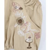 ティータイムとお花刺繍 綿ナイロンベスト | ScoLar | 詳細画像16
