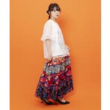 アンティーク調パッションムード柄スカート | ScoLar | 詳細画像2 