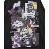 アートコラージュ柄 天竺×レースTシャツ | ScoLar | 詳細画像10