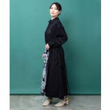 スカーフ柄巻きスカート付き 3wayシャツワンピ | ScoLar | 詳細画像2
