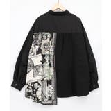 スカーフ柄×ジャガード生地 リメイク風シャツ | ScoLar | 詳細画像9