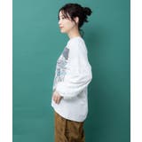 黒猫コラージュ柄 袖レース重ねプルオーバー | ScoLar | 詳細画像3