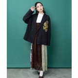チェス柄袖レース付き ハイネックシャーリングTシャツ | ScoLar | 詳細画像8