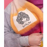 ぽんぽん付き マルチボーダーマフラー | ScoLar | 詳細画像2 