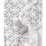 花柄チュール重ねニットブルゾン | ScoLar | 詳細画像14 