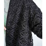 花柄チュール重ねニットブルゾン | ScoLar | 詳細画像8 