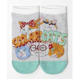 スカラーキャッツ柄ソックス | ScoLar | 詳細画像4 