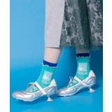 グリーン | メロウフリルスカラー柄ソックス | ScoLar