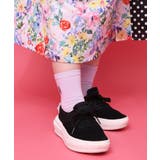 スカラーネコ柄刺繍ソックス | ScoLar | 詳細画像1 