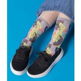 グレー | スカラーポップ柄ソックス | ScoLar