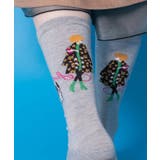 スカラー犬の散歩柄ソックス | ScoLar | 詳細画像1 