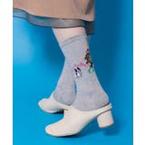 スカラー犬の散歩柄ソックス | ScoLar | 詳細画像2 