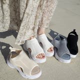 メッシュデザイン厚底スポーツサンダル カジュアル 外反母趾 | Scramble | 詳細画像13