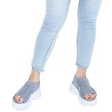 メッシュデザイン厚底スポーツサンダル カジュアル 外反母趾 | Scramble | 詳細画像12