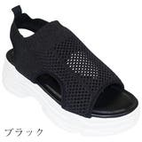 メッシュデザイン厚底スポーツサンダル カジュアル 外反母趾 | Scramble | 詳細画像2