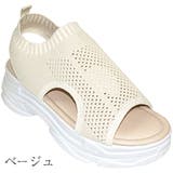 メッシュデザイン厚底スポーツサンダル カジュアル 外反母趾 | Scramble | 詳細画像5