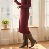 モカ | すらり脚長見せ！ ポインテッドトゥ チャンキーヒール | Scramble