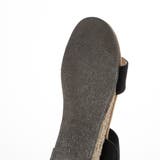 アンクルゴム付きローウエッジサンダル カジュアル ふわもちクッション | Scramble | 詳細画像8 