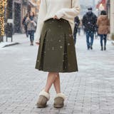 オーク | 厚底ムートンシューズ | Scramble