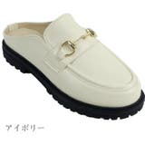 【2026春夏新作】ビット付き厚底ローファーミュール | Scramble | 詳細画像3 