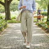 アイボリー | 【2026春夏新作】異素材MIXコードストラップシューズ | Scramble