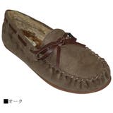 中敷きボアスエードリボンモカシン フラットシューズ ぺたんこ | Scramble | 詳細画像3 